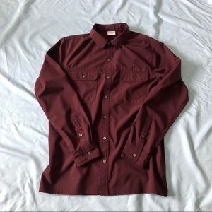 Windriver casual button down long sleeve shirt